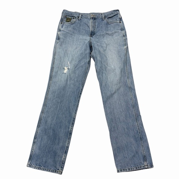 Cinch Other - Cinch Men's Relaxed Fit Green Label Jeans Medium Stonewash Size 36 x 36